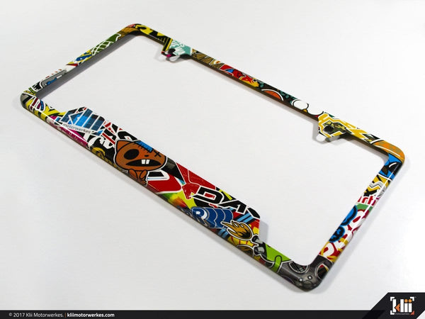 License Plate Frame (North America) - Stickerbomb | K5-0VPF