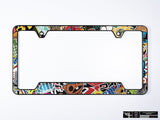 Klii Motorwerkes Black Premium License Plate Frame - Stickerbomb K5-0GPF-2BLK