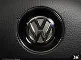 Klii Motorwerkes Select VW Steering Wheel Badge Insert - Limestone Gray Metallic K50-XVSW