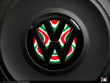 Klii Motorwerkes Select VW Steering Wheel Badge Insert - Racing Livery No.4 K75-XVSW