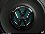 Klii Motorwerkes GTI Mk7.5 | 2018-Current VW Steering Wheel Badge Insert - Great Falls Green Metallic K77-16VSW