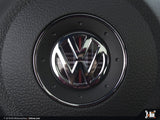 Klii Motorwerkes Select VW Steering Wheel Badge Insert - Mk5 GTI Plaid K8-XVSW