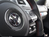 Klii Motorwerkes Select VW Steering Wheel Badge Insert - Mk5 GTI Plaid K8-XVSW