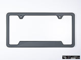 Klii Motorwerkes Black Premium License Plate Frame - Urano Gray K99-0VPF-2BLK