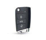 Aftermarket Black Key Fob Shell - VW Mk7 & 6 Golf / GTI / R KEYFOBSHELLB-MK7