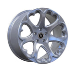 Heritage Wheels 18x9.5 et22 / 5x105 / cb73.1 Heritage Wheels Kokoro MonoC 18" 5x105 Classic Silver KOKOROM5105189522SIL