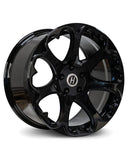Heritage Wheels 20x9 et25 / 5x114.3 / cb73.1 Heritage Wheels Kokoro MonoC 20" 5x114.3 Midnight Black KOKOROM511420925GBL