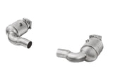 Akrapovic Stainless Link Pipe Set w/ Cat - 991.2 Turbo | L-PO/SS/2H
