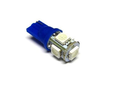 emK High Intensity 194 Wedge Style LED - Blue | LED-T10-5c-BLUE