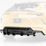 Vorsteiner Lamborghini Urus Rampante Edizione Aero Rear Diffuser Carbon Fiber PP 2x2 Glossy | 2050LOV