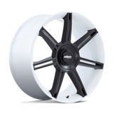 Rotiform 22X10 ET56 / 5X130 / cb71.5 Rotiform Forged FRA 22" 5X130 Gloss White With Matte Black Spokes R908221063+56