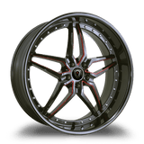 Marquee Wheels 20x9.0 et25 / 5x112 / cb66.56 Marquee Wheels M5331 20" 5x112 Black Red Milling 5331209511225BRMD