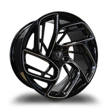 Marquee Wheels 20x9.0 et33 / 5x120 / cb74.1 Marquee Wheels M1002 20" 5x120 Black / Milled 1002209512033BMD