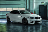 Capristo BMW M2 (F87) - ECE Valved Exhaust with Mid-Silencer Spare Pipes and Stainless Tips (CES3) 02BM09903001