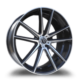 Marquee Wheels 22x9.0 et15 / 5x120 / cb74.1 Marquee Wheels M3197 22" 5x120 Black / Machined 3197229512015NBP