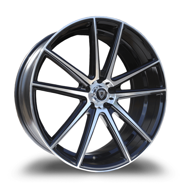 Marquee Wheels 22x9.0 et15 / 5x120 / cb74.1 Marquee Wheels M3197 22" 5x120 Black / Machined 3197229512015NBP