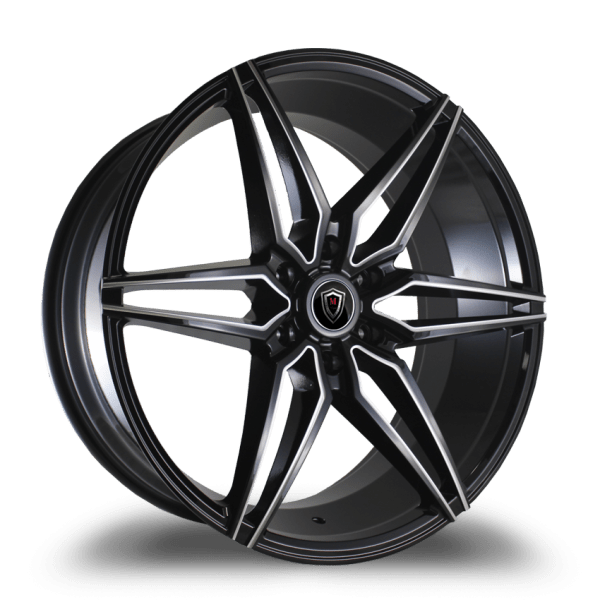 Marquee Wheels 22x9.5 et30 / 6x135 / cb87.1 Marquee Wheels M3259A 22" 6x135 Black / Milled 3259A2295613530BMD