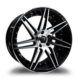 Marquee Wheels 20x10.5 et38 / 5x120 / cb74.1 Marquee Wheels M3266 20" 5x120 Black / Machined 326620105512038BPN