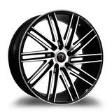 Marquee Wheels 20x10.0 et38 / 5x114.3 / cb73.1 Marquee Wheels M3307W 20" 5x114.3 Black / Machined 33072010511438BP