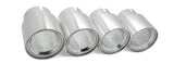 UroTuning M3/M4 Silver Billet 3.75" Exhaust Tips for BMW M3 M4 M5 M6 BMS-F8X-TIP-S