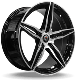 Marquee Wheels 18x8.5 et35 / 5x110 / cb73.1 Marquee Wheels M8888 18" 5x110 Black / Machined 88881885511035BP