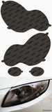Lamin-X Gunsmoke Lamin-X Mercedes C-Class (01-04) Headlight Covers MB002G