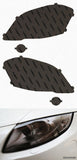Lamin-X Gunsmoke Lamin-X  Fog Light Covers - Mercedes Benz / C230 Coupe (01-04) MB031G