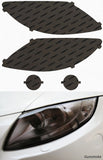 Lamin-X Gunsmoke Lamin-X  Rear Bumper Guard - Mercedes Benz / C-Class (12-14) MB058G