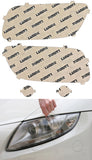 Lamin-X Clear Lamin-X  Round Fog Light Covers - Mercedes Benz / C-Class Sport (08-11) MB074CL