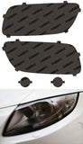 Lamin-X Gunsmoke Lamin-X  Round Fog Light Covers - Mercedes Benz / C-Class Sport (08-11) MB074G