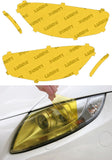 Lamin-X Yellow Mercedes E-Class Coupe (2021+  ) Headlight Covers MB079Y