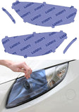 Lamin-X Blue Mercedes E-Class Convertible (2021+  ) Headlight Covers MB080B