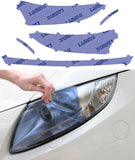 Lamin-X Blue Mercedes EQS Sedan (2022+  ) Headlight Covers MB081B