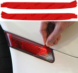 Lamin-X Red Lamin-X Mercedes GLC-Class SUV (20-  ) Rear Marker Covers MB1169R