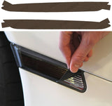 Lamin-X Charcoal Mercedes E-Class Sedan (2021+  ) Rear Marker Covers MB1178C