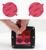 Lamin-X Pink Lamin-X  Fog Light Covers - Mercedes Benz / CLK-Class (07-10) MB123P