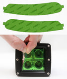 Lamin-X Green Lamin-X  Fog Light Covers - Mercedes Benz / E350 Sport (03-06) MB137GR