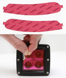 Lamin-X Pink Lamin-X  Fog Light Covers - Mercedes Benz / E350 Sport (03-06) MB137P