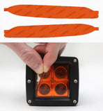 Lamin-X Amber Lamin-X  Fog Light Covers - Mercedes Benz / E63 AMG (07-09) MB139A