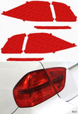 Lamin-X Red Lamin-X  Rear Marker Covers - Mercedes Benz / GLA-Class (21-  ) MB241R