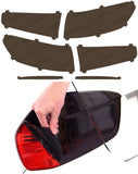 Lamin-X Charcoal Lamin-X  Tail Light Covers - Mercedes Benz / GLC-Class Coupe (16-19) MB271C