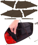 Lamin-X Charcoal Lamin-X  Tail Light Covers - Mercedes Benz / GLC-Class SUV (16-19) MB272C