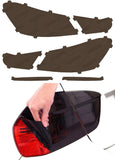Lamin-X Charcoal Mercedes E-Class Sedan (2021+  ) Tail Light Covers MB278C