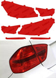 Lamin-X Red Mercedes E-Class Sedan (2021+  ) Tail Light Covers MB278R
