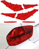 Lamin-X Red Mercedes S-Class Sedan (2021+  ) Tail Light Covers MB285R