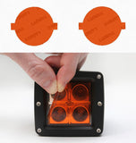 Lamin-X Amber Lamin-X  Fog Light Covers - Mercedes Benz / ML550 (06-08) MB426A