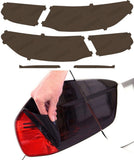 Lamin-X Charcoal Lamin-X  Side Mirror Turn Signal Covers - Mercedes Benz / R-Class (06-10) MB455C