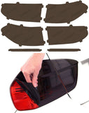 Lamin-X Charcoal Lamin-X  Tail Light Covers - Mercedes Benz / R-Class (06-10) MB459C