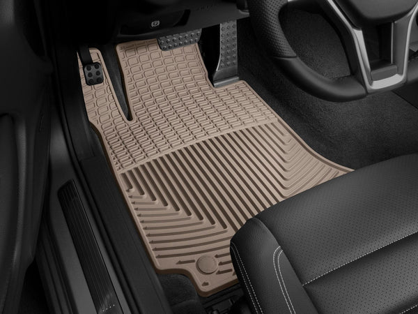 WeatherTech 2017+ Mercedes-Benz C-Class Rear Rubber Mats - Cocoa | W426CO