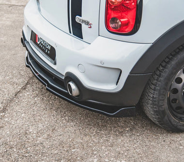 Maxton Design Gloss Black Maxton Design Central Rear Splitter MINI Countryman R60 S & JCW MC-CO-S-1-RD1G